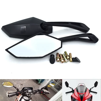 

Universal 8mm 10mm Motorcycle Rearview Mirrors Motorbike Mirrors For Yamaha FZ1 FAZER FZ6 FZ6R FZ8 XJ6 MT-07 MT-09 FZ9 FZ-09