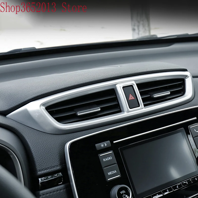 5 шт. для Honda CRV CR-V- ABS Хромированная Розетка отделка кондиционер украшение круг крышка автомобильные аксессуары