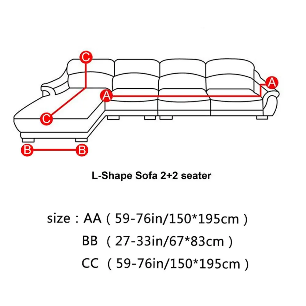 Не деформируемый защитный чехол для дивана l-образный защитный чехол для дивана, Чехол для мебели против морщин, раздвижной чехол для дивана