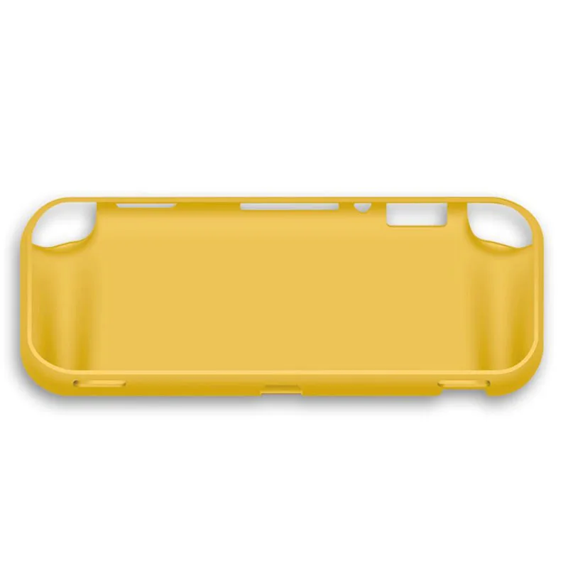 Мягкий ТПУ чехол для nintendo Switch Lite силиконовый чехол Защитный чехол для кожи защитные чехлы с 4 игровыми слотами для карт - Цвет: Yellow