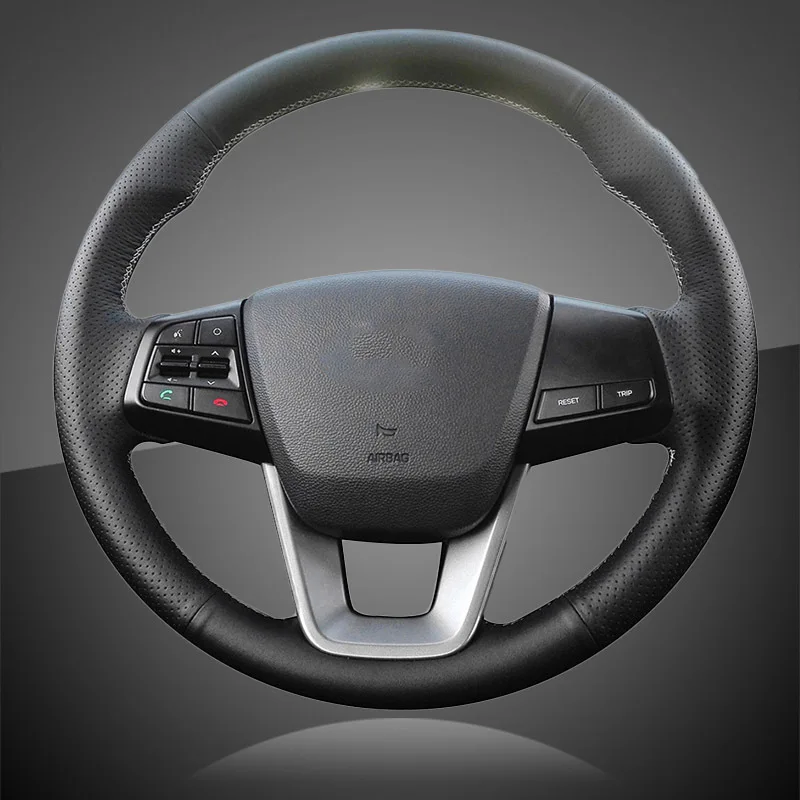 Аксессуары для Hyundai ix25 2014 2016 Creta 2017 оплетка руля|Чехлы на руль| |