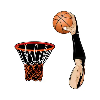 

Car Rear Windshield Sticker Removable Slam Dunk Pattern Rear Wiper Sticker for Vehicle Decoration