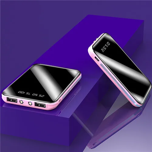 Mini Power Bank 50000mAh External Battery Digital Display One-way Quick Charger Mobile Phone Portable Charger LED Illuminator external battery Power Bank