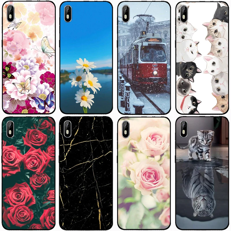 For CUBOT J5 Case Rose Wolf Cute Patterned Cover Soft Silicon Phone for Cubot Top Quality | Мобильные телефоны и