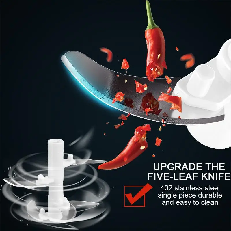 

Multifunction Mincer Vegetable Chopper Cutter Processor Chopper Garlic Cutter Vegetable Fruit Twist Manual Meat GrinderCrusher