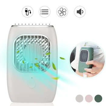

2020 Hanging Waist Fan USB Air Conditioner Hanging Neck Fan Mini Handheld Multi-function Portable Desktop Small Fan