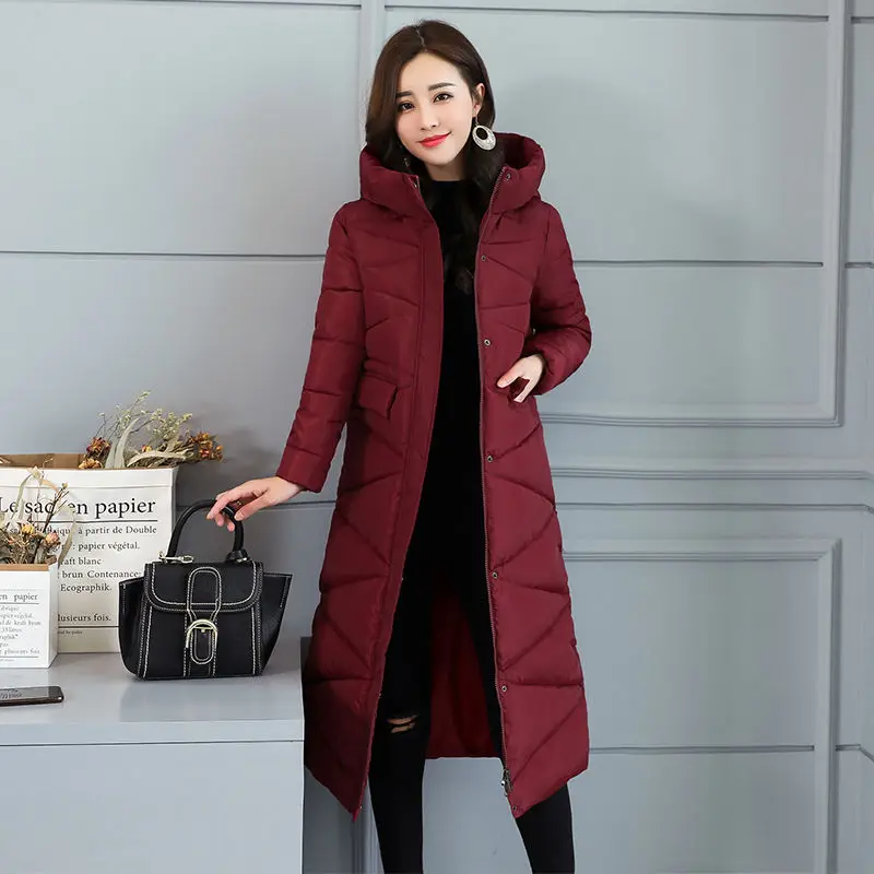Меховая парка с капюшоном casaco feminino, Женская куртка, пальто размера плюс, зимняя куртка для женщин, повседневный пуховик с хлопковой подкладкой