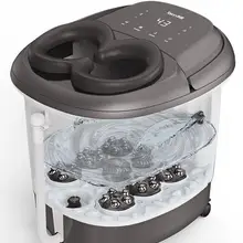 Ванна для ног полностью автоматическая Ванна для ног Электрический массаж Отопление постоянная температура бытовой ног терапия машина