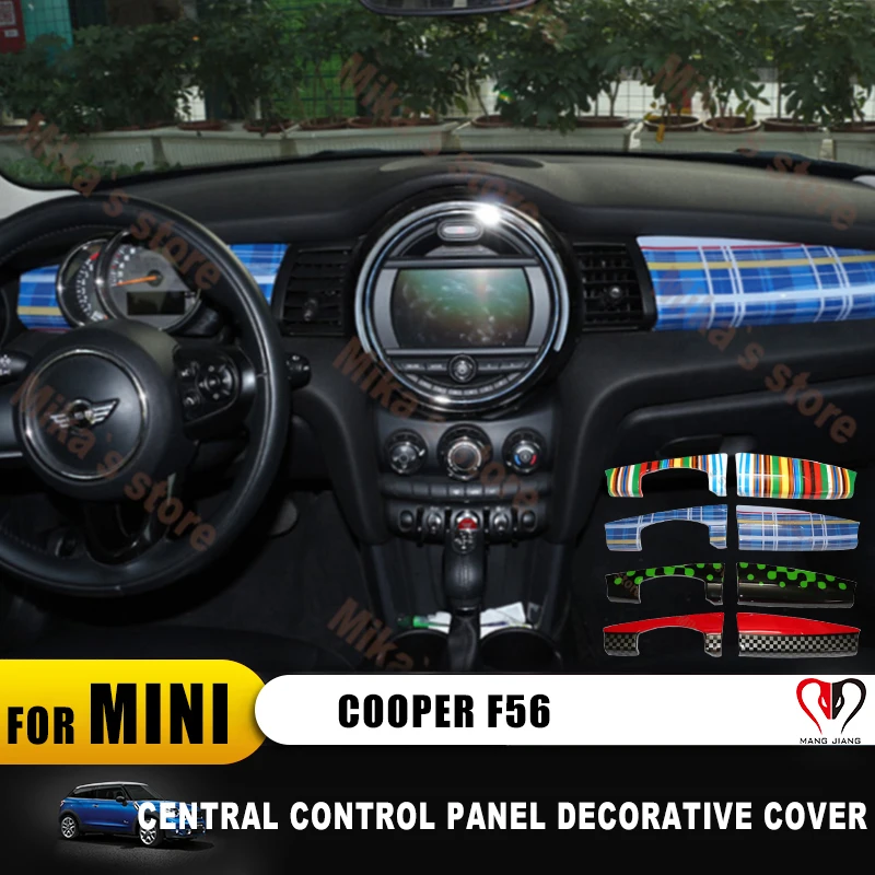 

(2pcs/set)For mini cooper F56 car styling Instrument Panel sticker Rings Center Dash Board Decoration sticker Cover