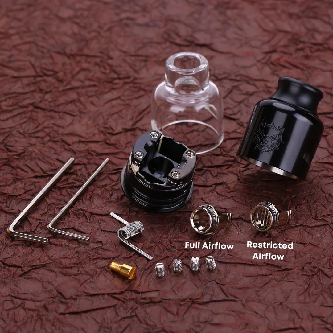 Оригинальный Новый атомайзер Go Pro Mongrel RDA 1 5 мл BF 510 контактный бак Dual Post Build Deck Vape