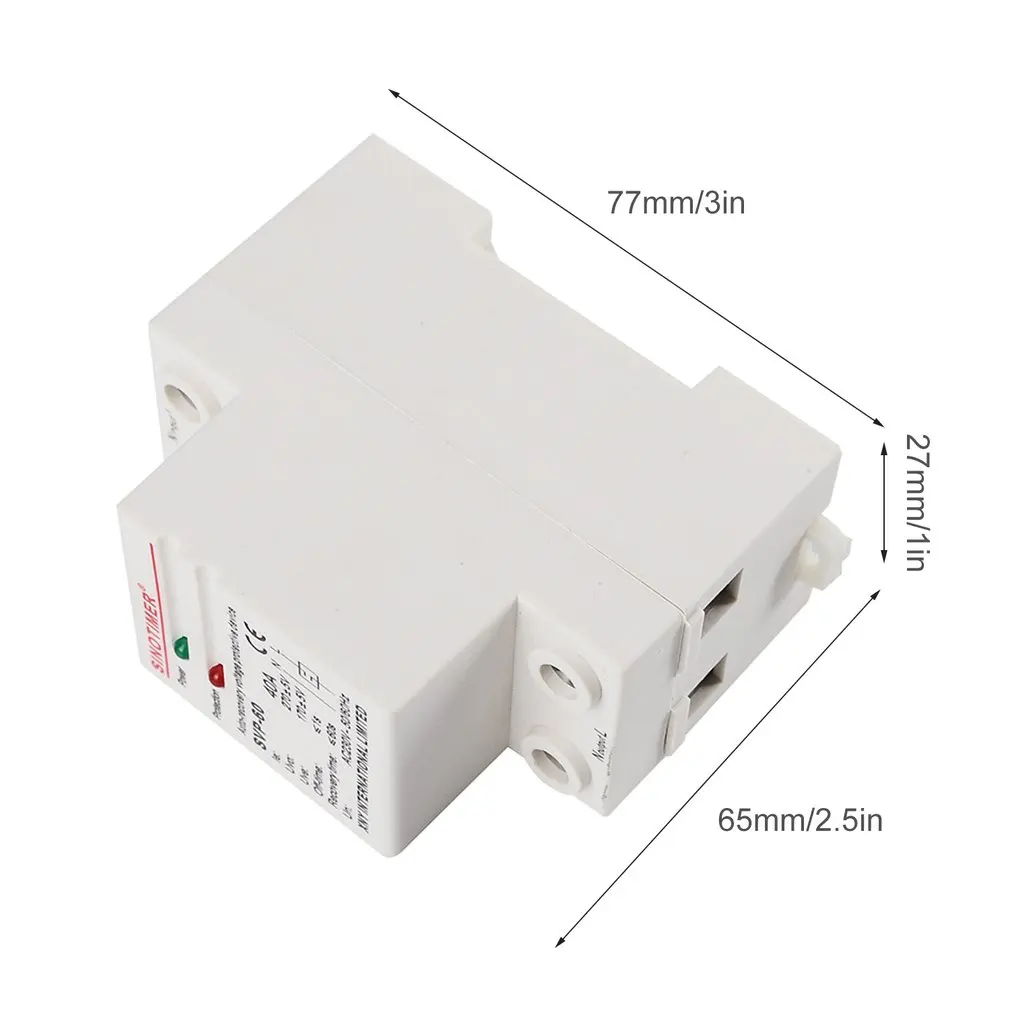 SINOTIMER SVP-60 230 В AC 40A автоматическое восстановление под напряжением над предохранитель напряжения релейный выключатель защитное устройство