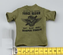 

ES 1/6th 26043A B 26043SW SD 31st Marine Expeditionary Unit Maritime Raid Force VBSS MARPAT Woodland FROG Combat Shirt For Doll