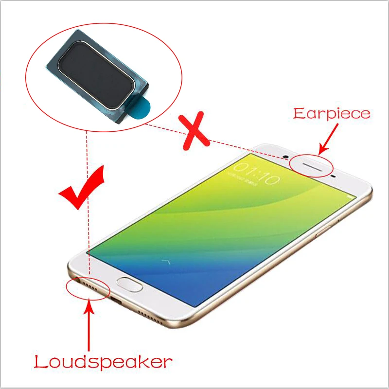 New Loud Speaker Buzzer Ringer For ZTE blade L5 A510 Blade L5 Plus Loudspeaker Flex Cable Replacement Parts