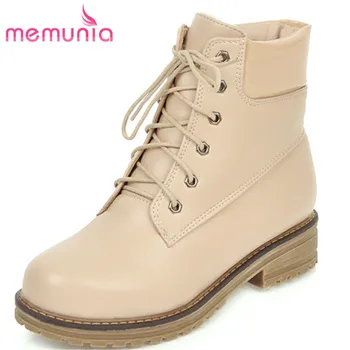 

MEMUNIA 2020 new arrival winter boots women thick fur Waterproof non-slip snow boots simple casual shoes ladies ankle boots