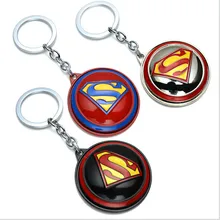 DC аниме-атрибутика Супермен логотип 360 градусов движение сплава брелок Подвеска внешней торговли алиэкспресс Лидер продаж