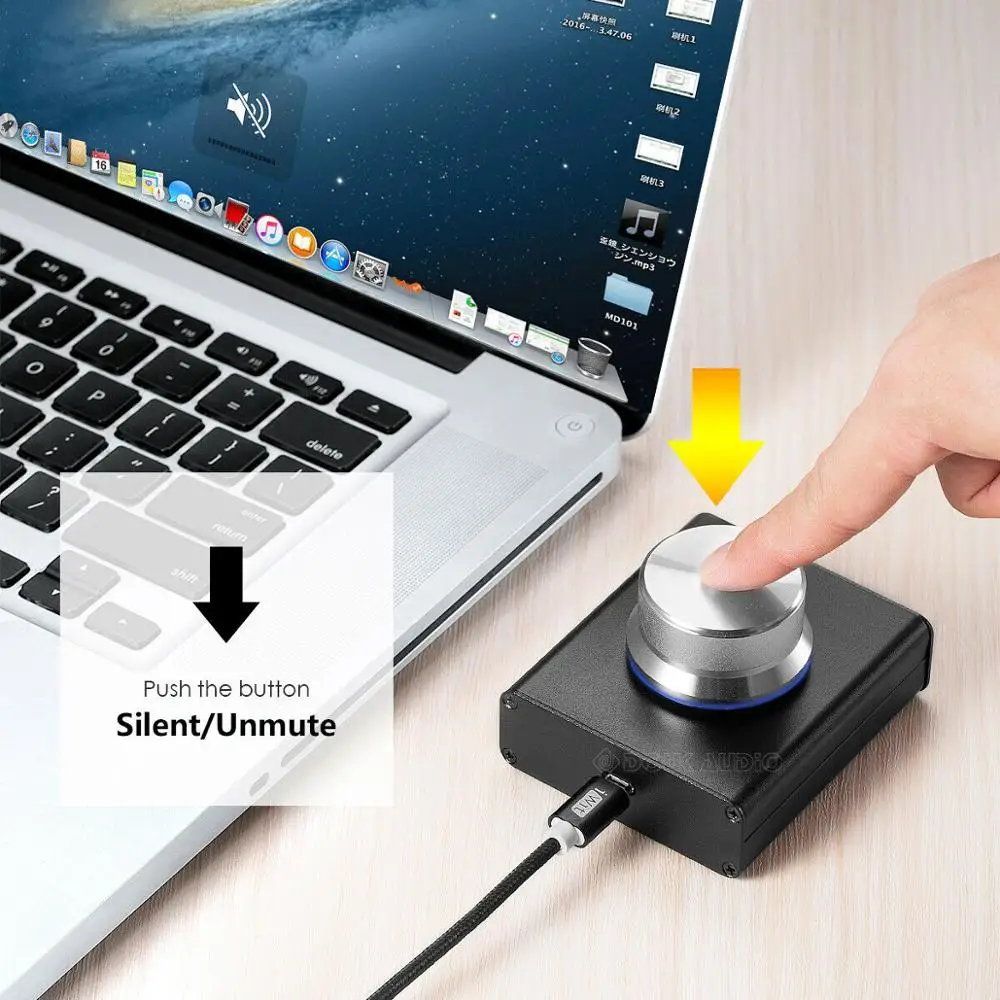 Pаспродажа Nobsound mini USB регулятор громкости Lossless VOL регулятор громкости для планшетного ПК компьютера динамик аудио
