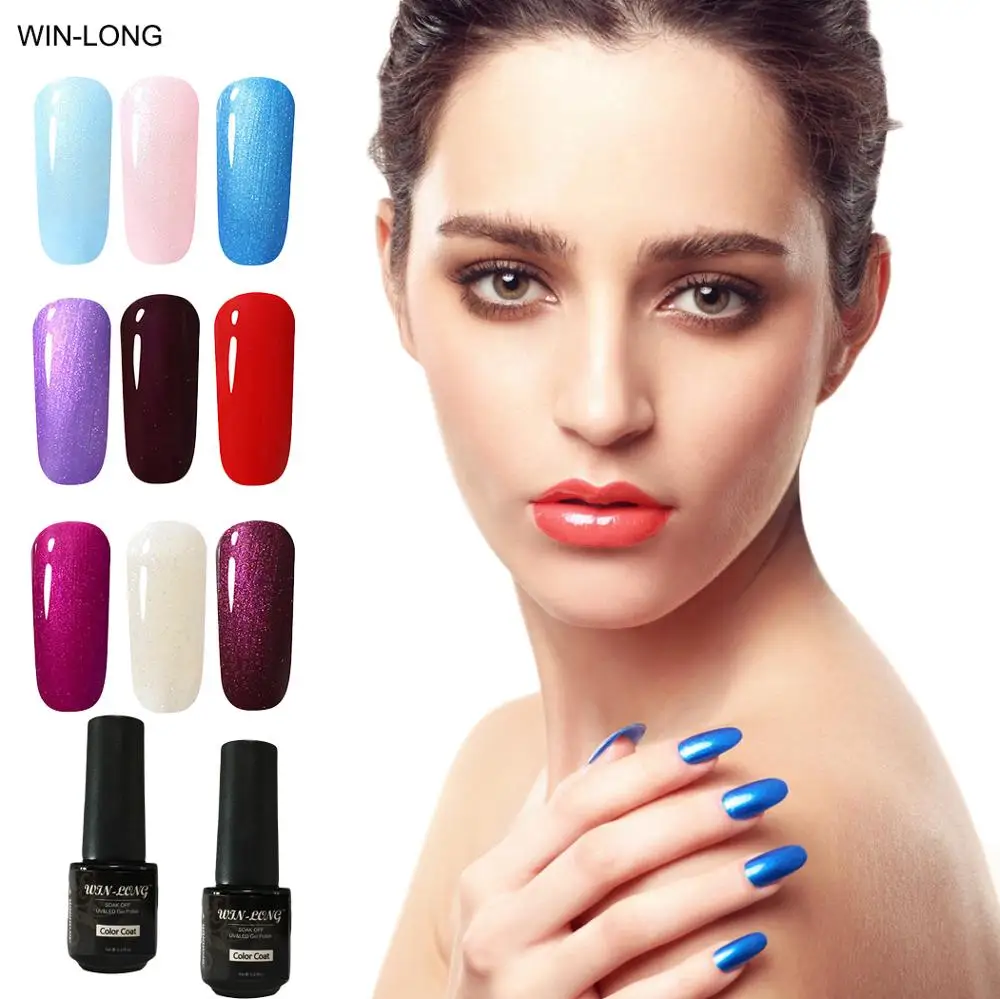 W L Pure Color Nail Gel Polish UV Soak Off Gel Nail Polish 7ML Nail