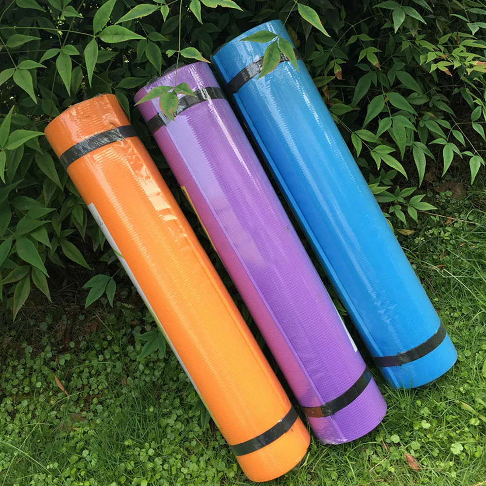 4MM EVA Thick Durable Health Equipment Non-slip Exercise Fitness Pad Mat For Beginner Environmental Fitness Gymnastics Mats 319 