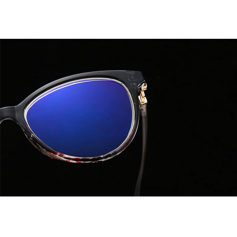 Iboode модные очки для чтения «кошачий глаз» женские прозрачные анти синий светильник очки дальнозоркость очки по рецепту+ 2,5+ 3,0