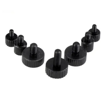 

20pcs/lot M1.4 M1.6 M2*3/4/5/6/8 Steel with black Hand tighten screw, vernier caliper screw, adjustment positioning micro screw