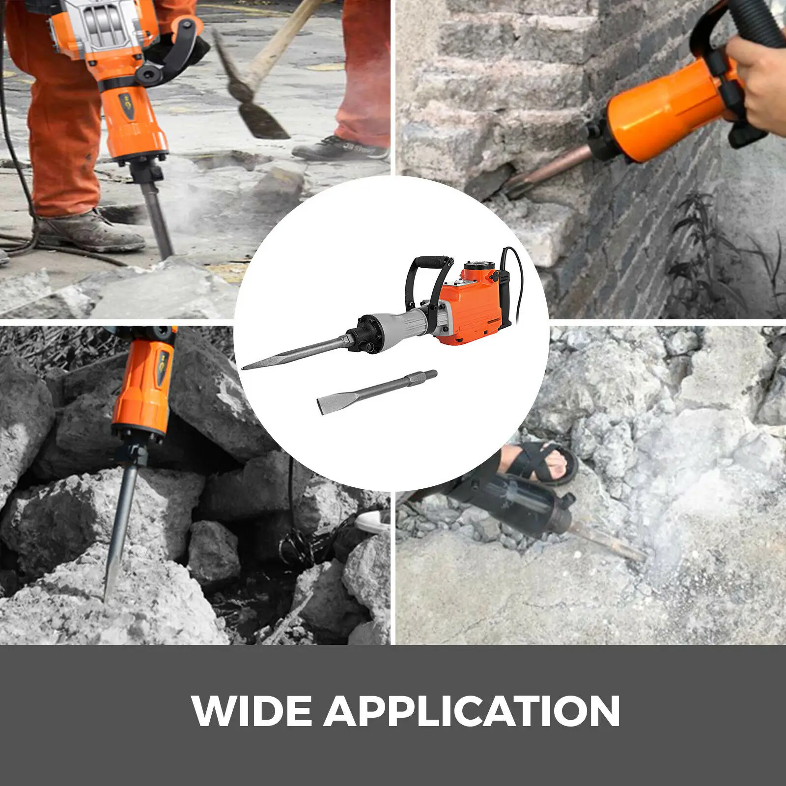 VEVOR Listrik 2200W Demolition Hammer 