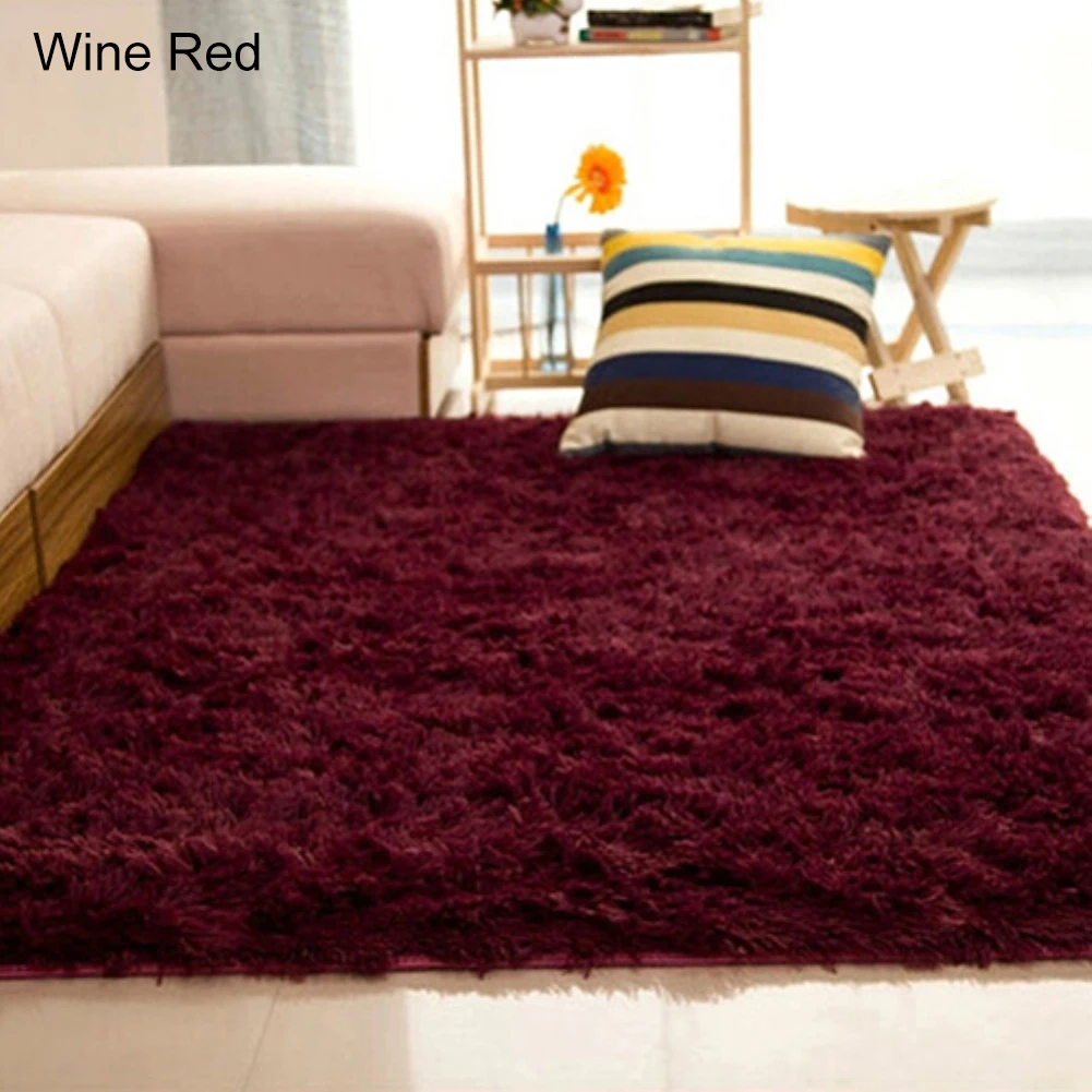 1pc Floor Carpet Mat Soft Anti-Skid Rug Rectangle Area Rug For Home Living Room Bedroom Home Garden