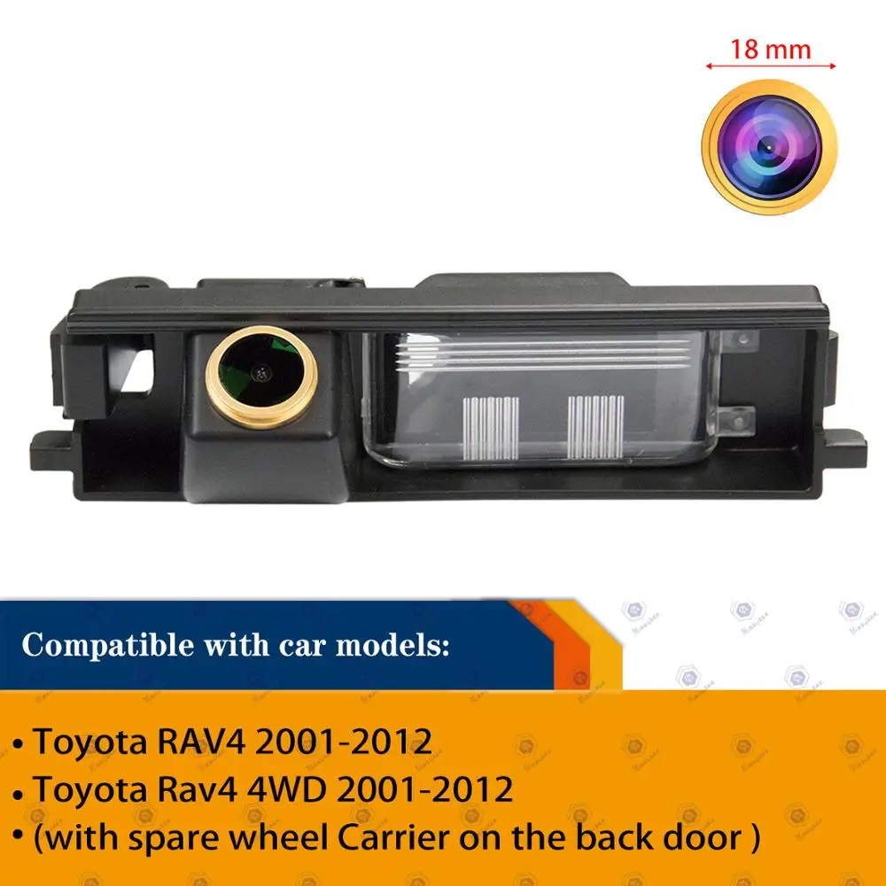 Камера заднего вида для Toyota Rav4 Mk3 2001 2011 с запасной шиной резервная камера ночного