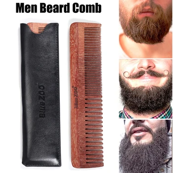 

Beard Shaping Styling Template Beard Comb Red Sandalwood Men Shaving Tools Comba Hair Beard Trim Template Combs