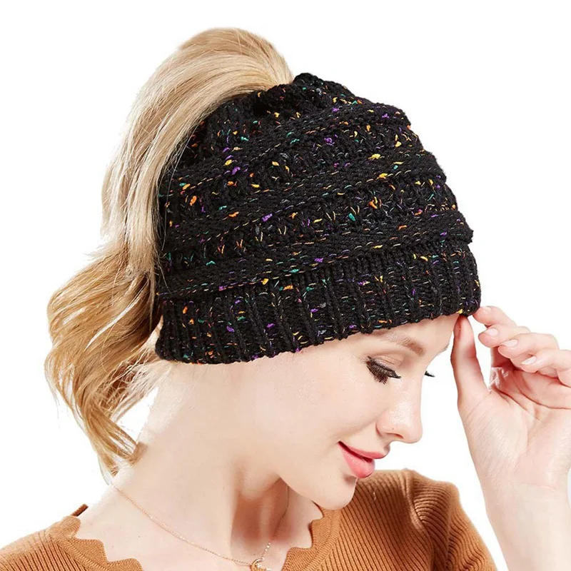 1-4Y Kids Hat Children Winter Hats For Girls Boy Cotton Thick Warm Knitted Ears Beanie Cap