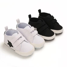 

Newborn baby shoes boys and girls classic canvas sports soft sole casual walking shoes non-slip First Walker toddler shoes