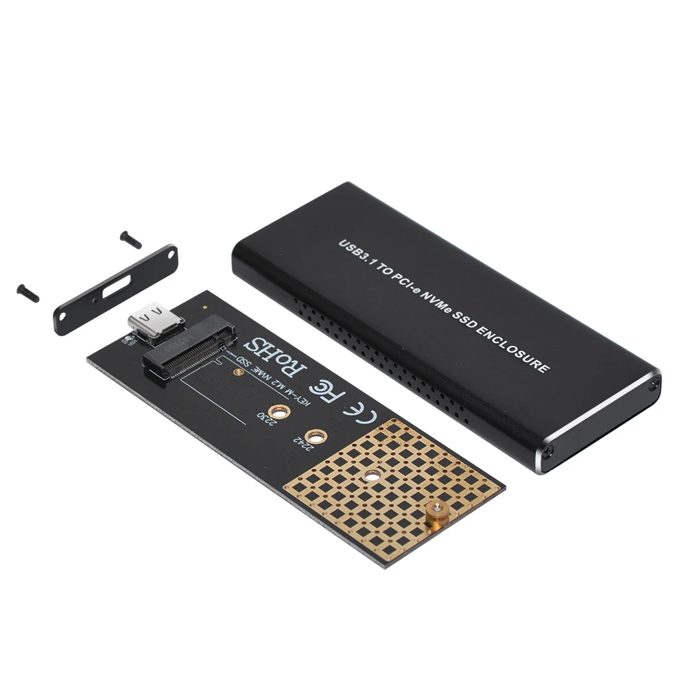 USB 3,1 для M.2 NVME PCIe SSD корпус NVME M-Key для адаптера типа C чехол для Nvme SSD USB3.1 для M.2 NGFF SATA SSD Чехол Коробка