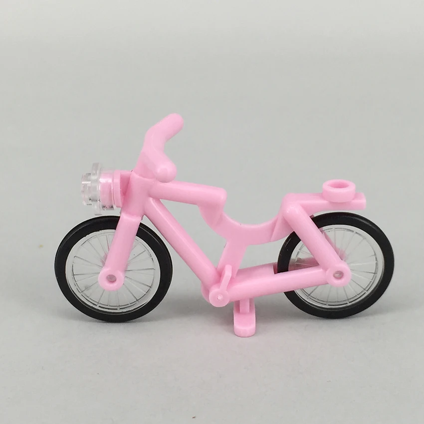 Single Legoingly Figure Accessories Building Block MOC Bicycle Bike Kit Brick Child DIY Toy Gift (3)