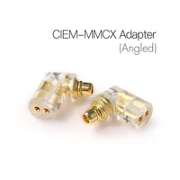 OE Audio CIEM en ángulo, 2 pines, 0,78mm a MMCX/MMCX a 2 pines, 0,78mm, Mini adaptador de Cable para auriculares, accesorios para auriculares