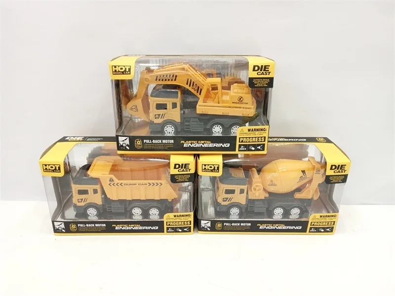

Children Alloy Warrior Engineering Vehicle Model Freight Truck Excavator Mixer Truck Toy Car Model