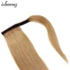 Human Hair Pony Tail Extensions Straight 14