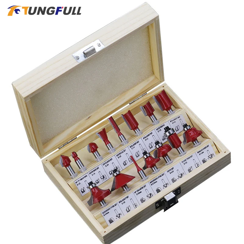 Woodworking Milling Cutters 1/4'' 6.35mmShank Carbide Router Bit For Wood Cutter Engraving Cutting Tools | Инструменты