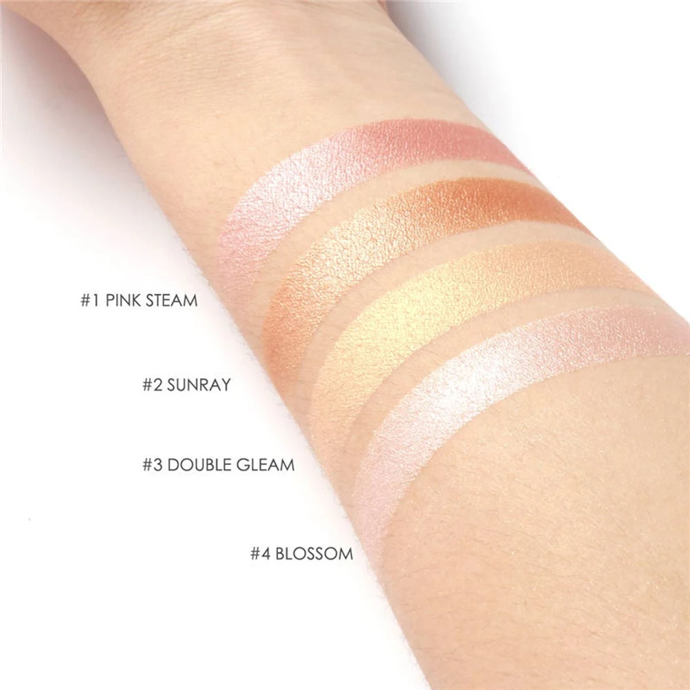 

FOCALLURE Face Highlight Glitter Pressed Powder Contour Makeup Pallette Shimmer Powder Long-lasting Cosmetics