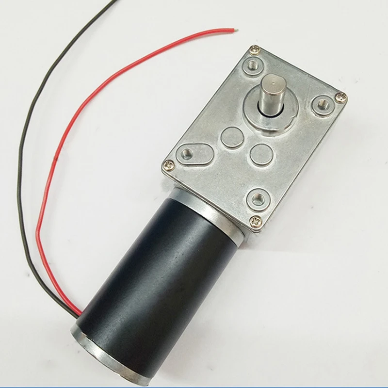 Качество 24V DC червь Шестерни редуктор мощный двигатель с высоким крутящим моментом обратный Шестерни дверная коробка робот