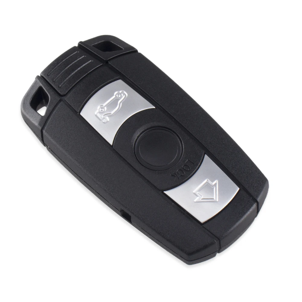 KEYYOU 3 4 кнопки Fob ключа автомобиля чехол для BMW 1 3 5 7 серия E65 E66 E67 E68 745i 745Li 750i 750Li 760i E90 автоматического дистанционного ключа оболочки - Количество кнопок: 3 Buttons