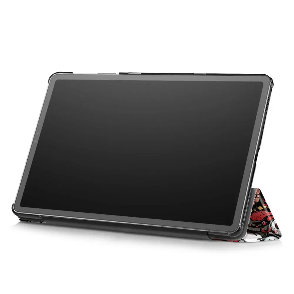 Магнитный кожаный чехол подставка Gligle с рисунком для планшета Samsung Galaxy Tab S5E 10 5 SM