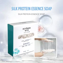 100 г шелковая эссенция мыло Очиститель Удаление прыщей пор лечение акне, увлажнение козьего молока мыло для ухода за кожей мытье основа мыло TSLM2
