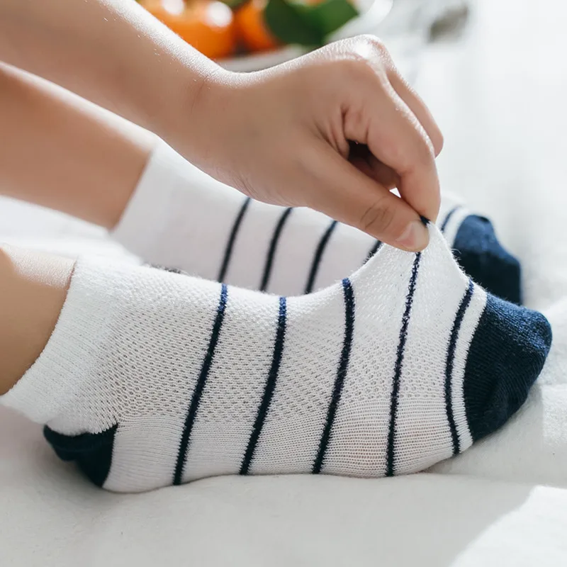

2019 New Style Children No-show Socks Spring And Summer Thin CHILDREN'S Socks Mesh Breathable Baby Socks