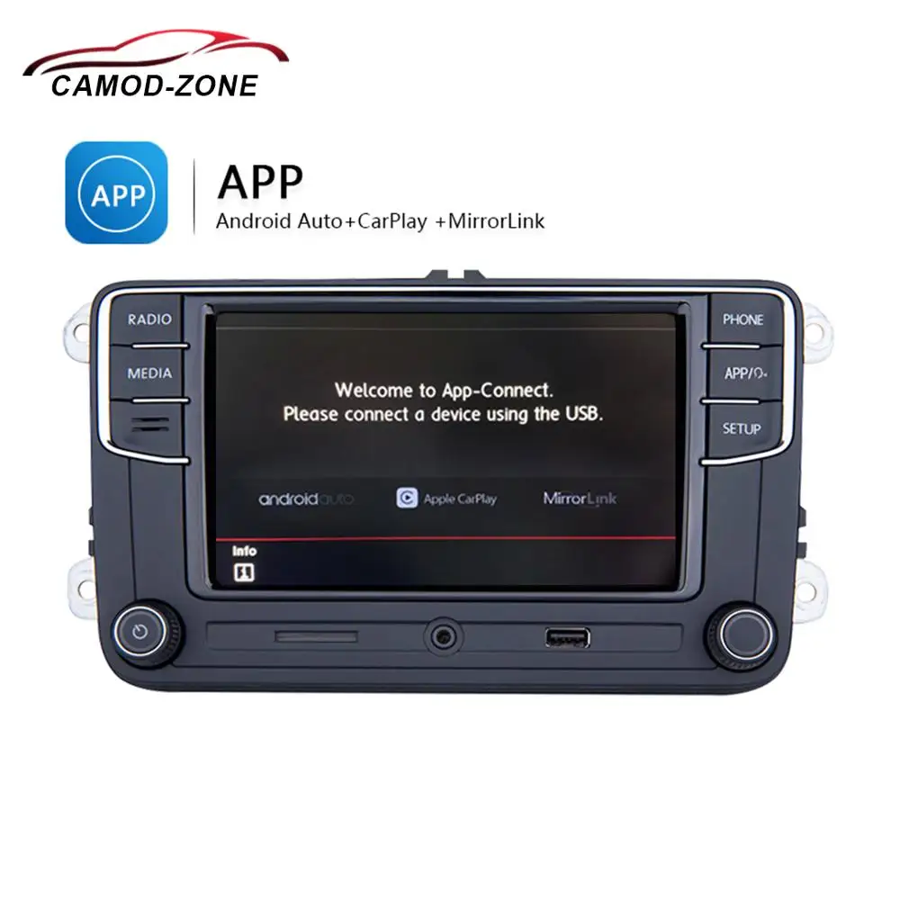 Android Auto Carplay RCD330 Plus RCD330G RCD340G RCD 330 For 6RF 035 187F For VW Tiguan Golf 5 6 MK5 MK6 Passat Polo 187F