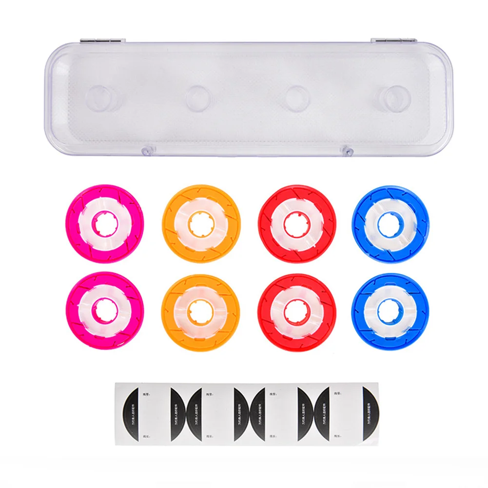

Lightweight Fishing Spool Box Outdoor Coil Silicone Tackle Board Storage Wrapping Colorful Portable Main Shaft Line Winding