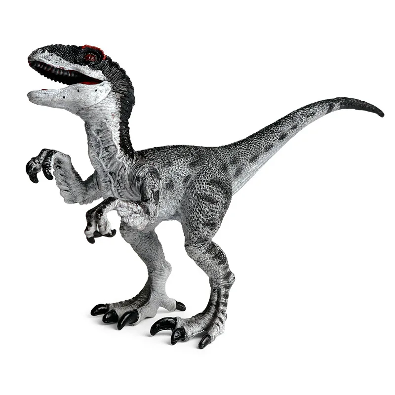 

Dinosaur Toys Black and White Raptor Simulation Model Mini Action Figure Jurassic Educational Creative Toys For Boys Children