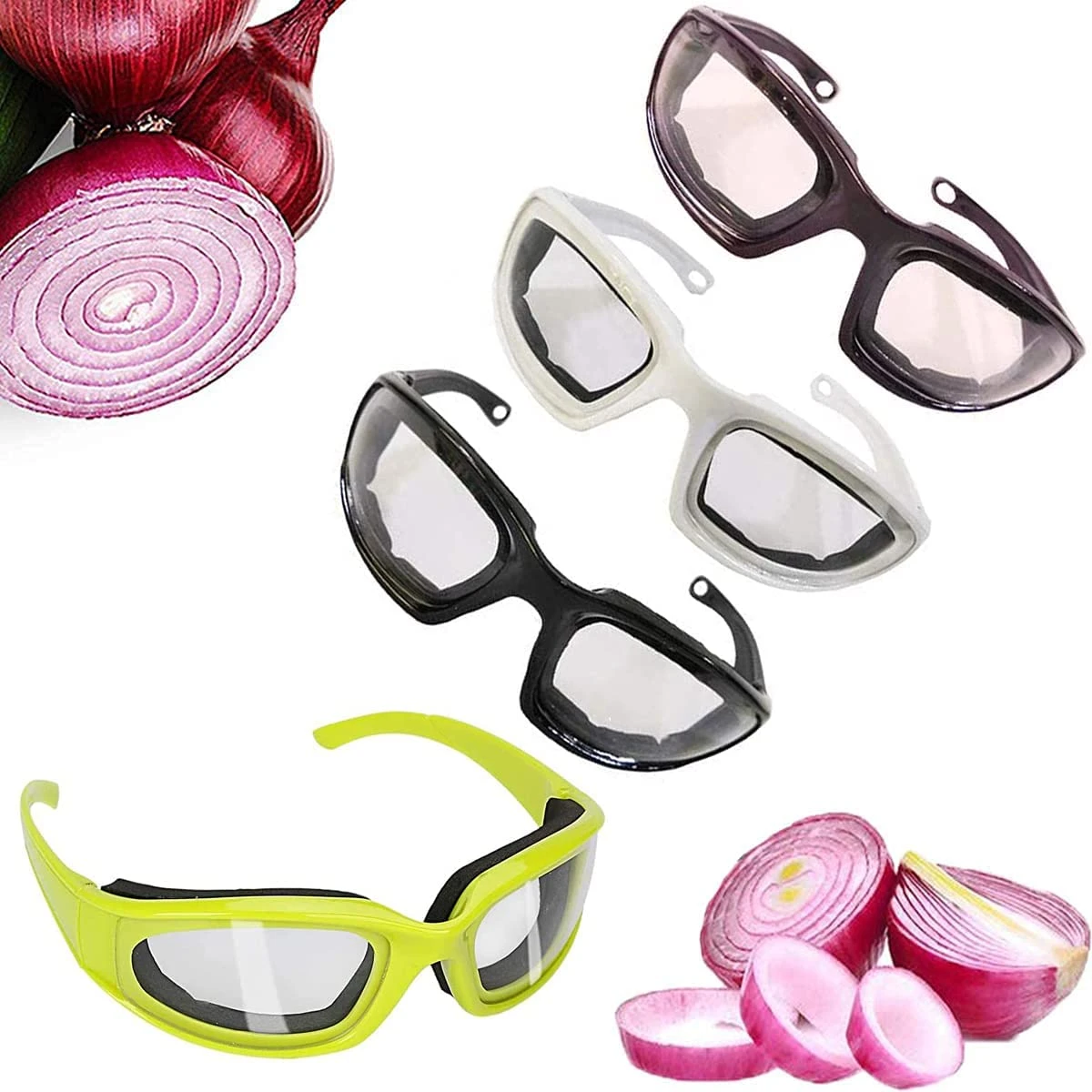 Gafas de seguridad cocina, accesorios de cocina antipolvo, antiniebla, a prueba de viento, 1 para cortar cebolla| AliExpress