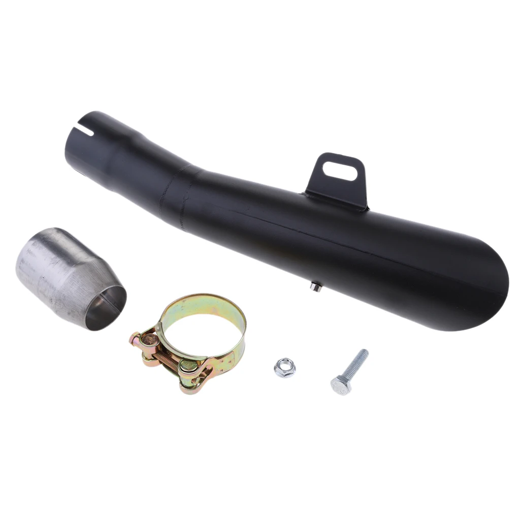 51mm Motorbike Exhaust Muffler Pipe Silencer Slip On For Yamaha YZF-R6 Black