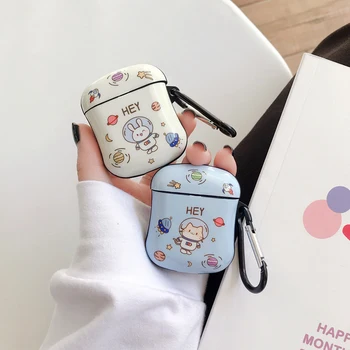 

Luxury universe Star Cartoon Case For Apple Airpods 2 Cover Cute Silicone Headphone Cases For air pods Earphone Couples cover