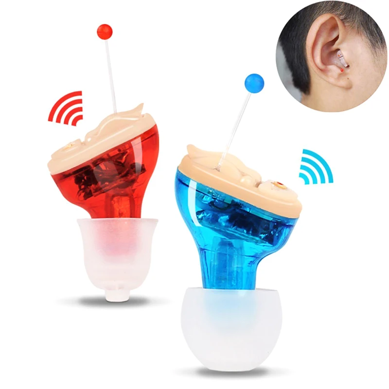 Good Healthy Mini Invisible Hearing Aid In-ear Sound Voice Amplifier Enhancer