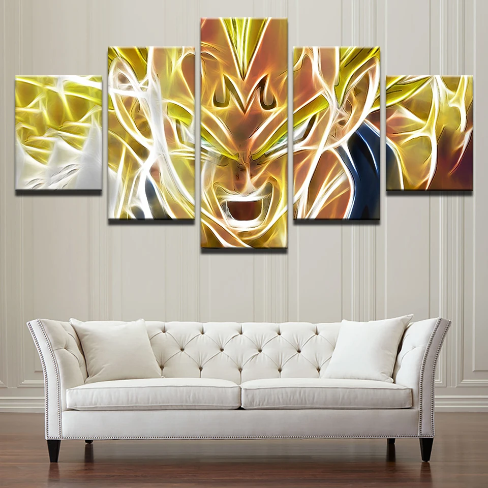 

HD Canvas Art Painting For Living Room Wall Decor 5 Pieces Saint Seiya Picture Beautiful Landscape
